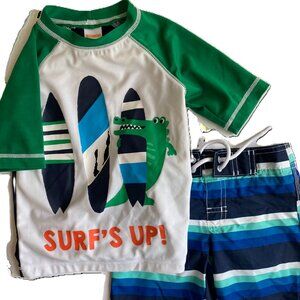 3/$15 Bundle | S/2 Boy's Trunks and Swim Top